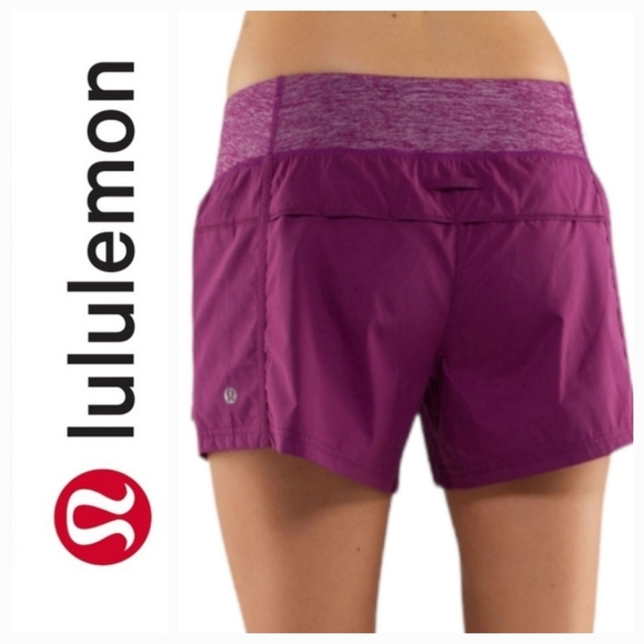lululemon athletica Pants - Lululemon All Sport Short plum purple